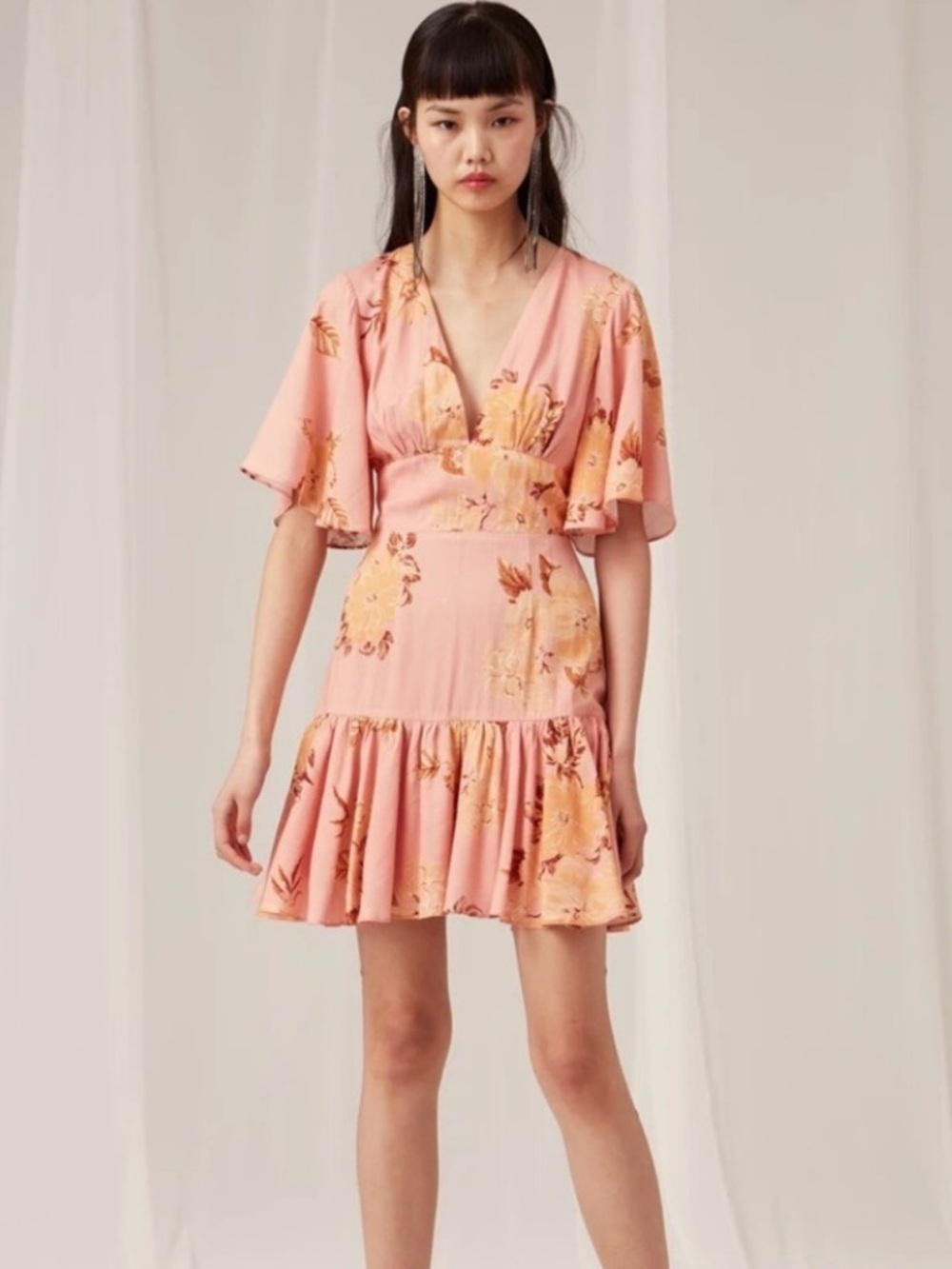 Keepsake The Label Forever Pink Floral Mini Dress